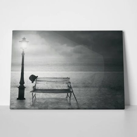 Πινακας σε καμβά VINTAGE BLACK WHITE - Vintage