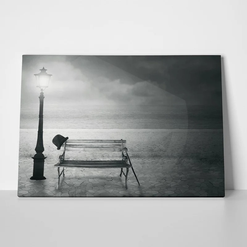 Πινακας σε καμβά VINTAGE BLACK WHITE