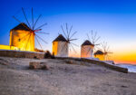 Πινακας σε καμβά WINDMILLS OF MYKONOS 4