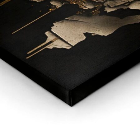 Πινακας σε καμβά WOMAN WITH GOLD PAINT - Πορτραιτα και Φιγουρες Sticky 2