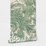 Αυτοκόλλητη Ταπετσαρία τοίχου ART NOUVEAU GREEN LEAVES