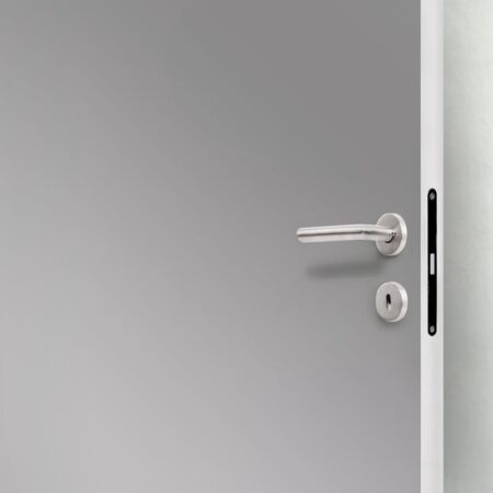 Αυτοκολλητο Πορτας Ασημί - Μονόχρωμα Sticky 1