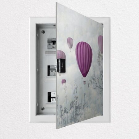 Αυτοκόλλητο ηλεκτρολογικού πίνακα BALLOONS IN THE CLOUDS - Αυτοκολλητα για ηλεκτρολογικούς πίνακες Sticky 1