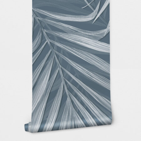 Αυτοκόλλητη Ταπετσαρία τοίχου BLUE TONE PALM - Tropical Sticky 2