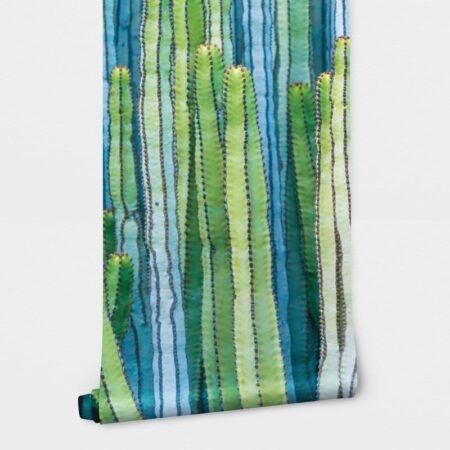 Αυτοκόλλητη Ταπετσαρία τοίχου CACTUS - Floral - Λουλουδια Sticky 2