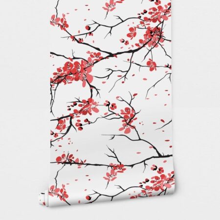 Αυτοκόλλητη Ταπετσαρία τοίχου CHERRY TREE BLOSSOM 2 - Floral - Λουλουδια Sticky 2