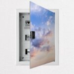 Αυτοκόλλητο ηλεκτρολογικού πίνακα CLOUDS
