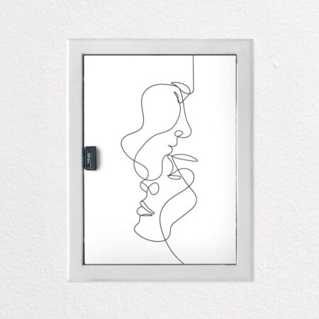 Aυτοκόλλητο ηλεκτρολογικού πίνακα COUPLE LINE DRAWING