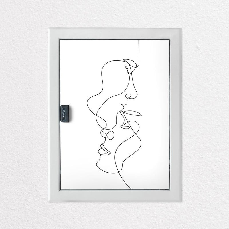 Aυτοκόλλητο ηλεκτρολογικού πίνακα COUPLE LINE DRAWING