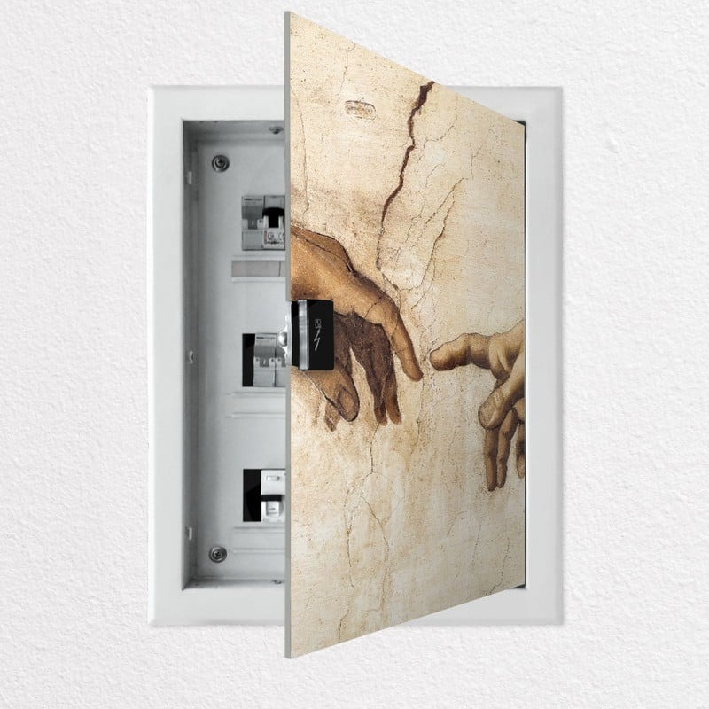 Aυτοκόλλητο ηλεκτρολογικού πίνακα CREATION HANDS