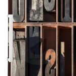 Αυτοκόλλητο ψυγείου PRESS LETTERS