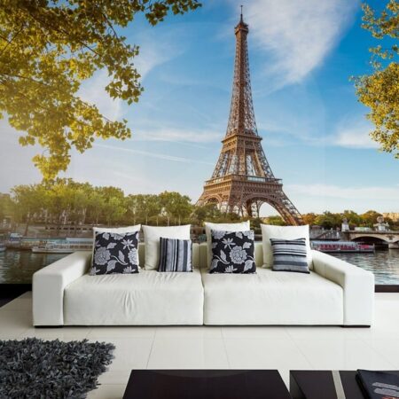 Αυτοκόλλητη Ταπετσαρία τοίχου EIFFEL TOWER - Χάρτες - Πόλεις