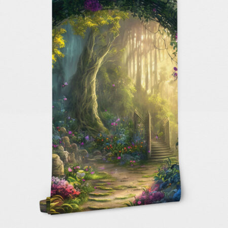 Αυτοκόλλητη Ταπετσαρία τοίχου ENCHANTED FOREST - Παιδικές Ταπετσαρίες Sticky 1