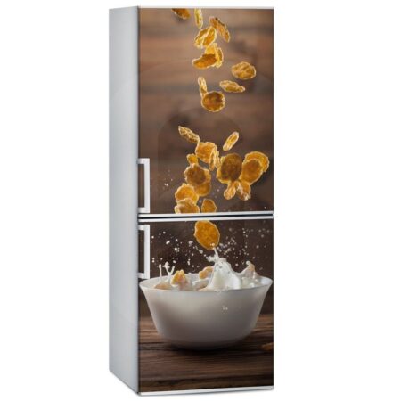 Αυτοκόλλητο ψυγείου FALLING CORNFLAKES - Food and Drink