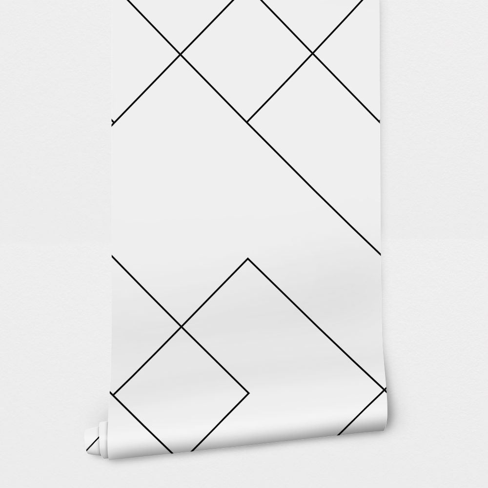 Αυτοκόλλητη Ταπετσαρία τοίχου GEOMETRIC LINES PATTERN