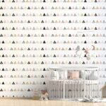 Αυτοκόλλητη Ταπετσαρία τοίχου HAND DRAWN TRIANGLES