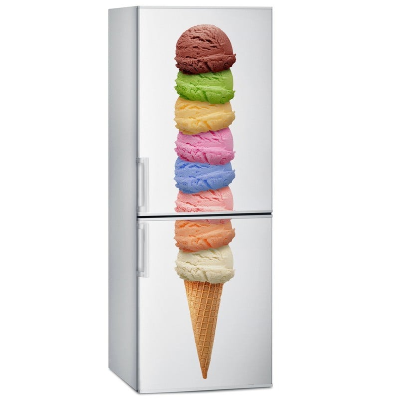 Αυτοκόλλητο ψυγείου ICE CREAM