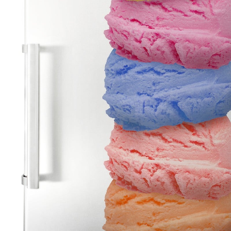 Αυτοκόλλητο ψυγείου ICE CREAM