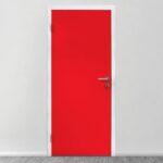Αυτοκολλητο Πορτας Κόκκινο