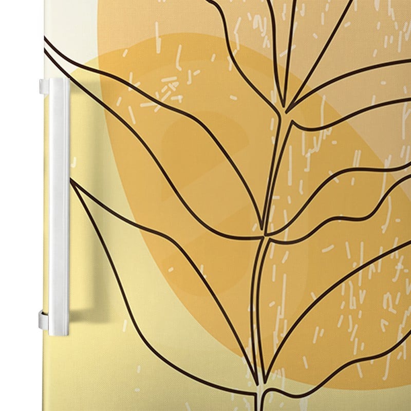 Αυτοκόλλητο ψυγείου LEAVES AND SHAPES