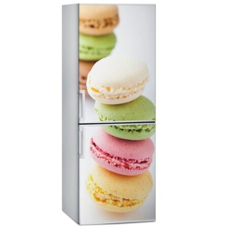 Αυτοκόλλητο ψυγείου MACARONS - Food and Drink