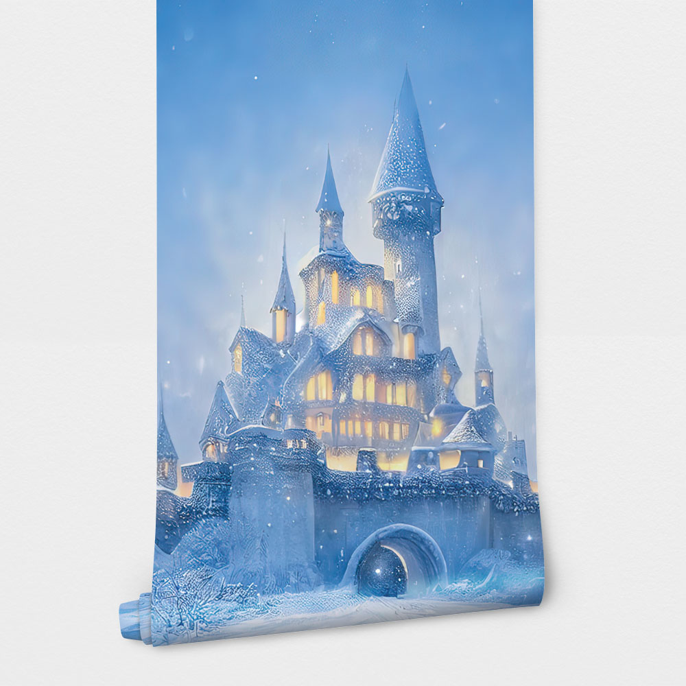 Αυτοκόλλητη Ταπετσαρία τοίχου MAGIC ICE CASTLE
