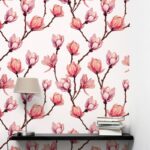 Αυτοκόλλητη Ταπετσαρία τοίχου MAGNOLIA FLOWERS