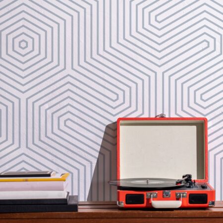 Αυτοκόλλητη Ταπετσαρία τοίχου MINIMAL MAZE LINES - Μοτίβα Sticky 1