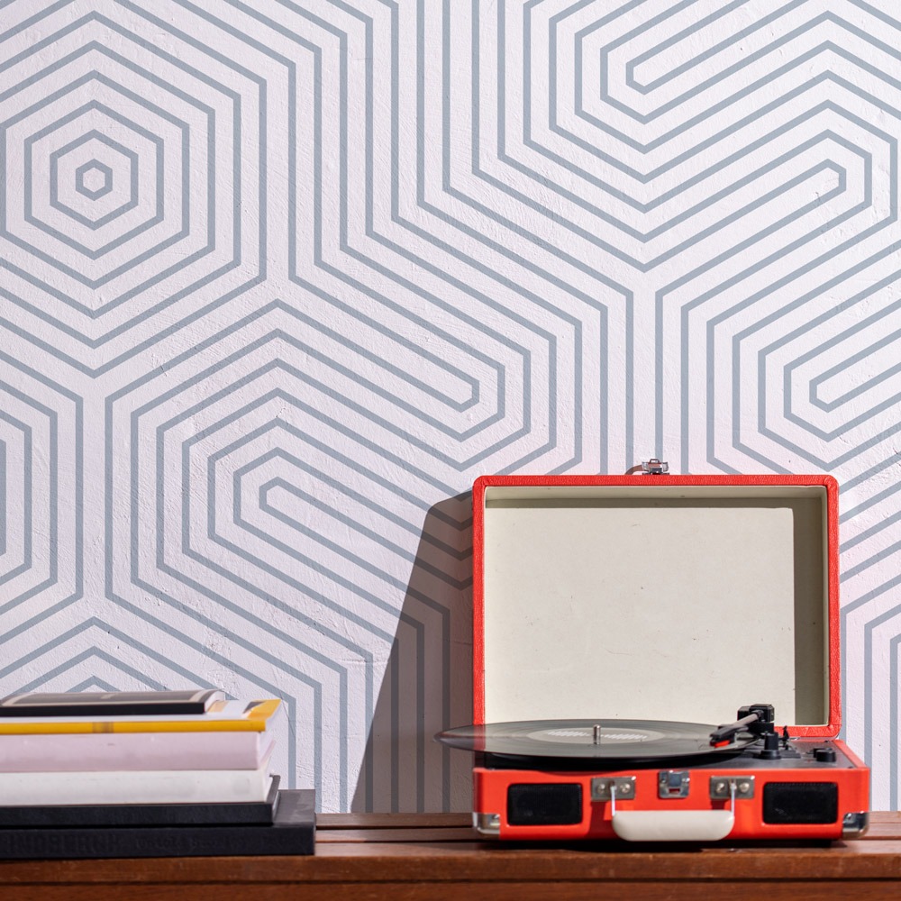 Αυτοκόλλητη Ταπετσαρία τοίχου MINIMAL MAZE LINES