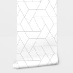 Αυτοκόλλητη Ταπετσαρία τοίχου MINIMAL TRIANGLES PATTERN