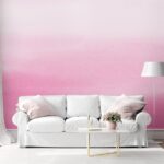 Αυτοκόλλητη Ταπετσαρία τοίχου OMBRE COTTON CANDY PINK