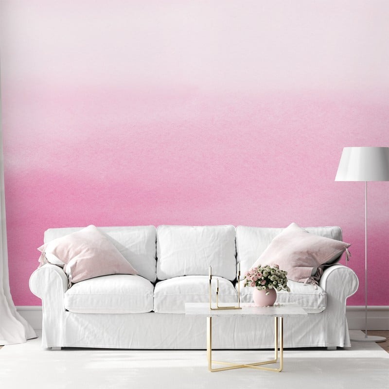 Αυτοκόλλητη Ταπετσαρία τοίχου OMBRE COTTON CANDY PINK