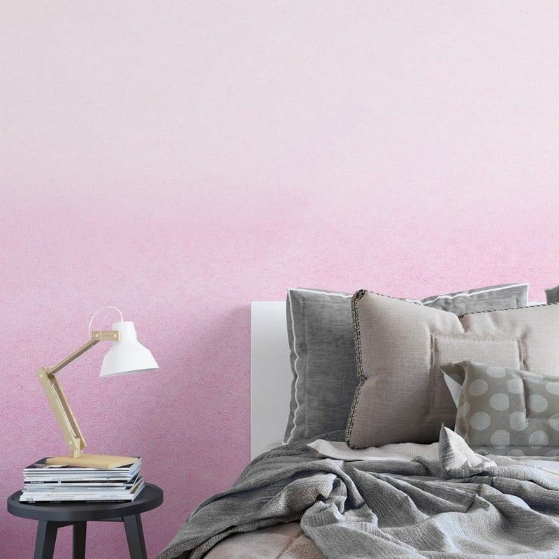 Αυτοκόλλητη Ταπετσαρία τοίχου OMBRE COTTON CANDY PINK
