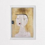 Αυτοκόλλητο ηλεκτρολογικο PAUL KLEE SEALED WOMAN
