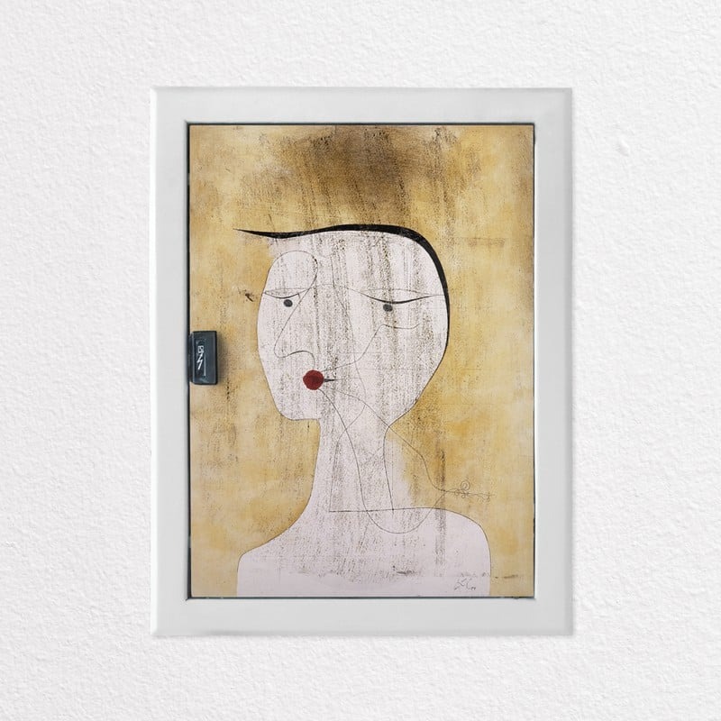 Αυτοκόλλητο ηλεκτρολογικο PAUL KLEE SEALED WOMAN