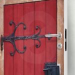 Αυτοκολλητο Πορτας RED DOOR