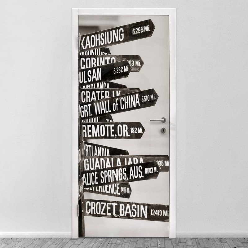 Αυτοκολλητο Πορτας SIGNPOST