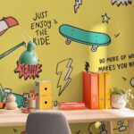 Αυτοκόλλητη Ταπετσαρία τοίχου SKATER BOY