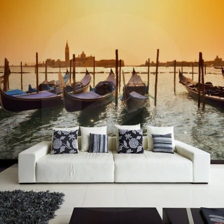 Αυτοκόλλητη Ταπετσαρία τοίχου VENICE SUNSET - Χάρτες - Πόλεις