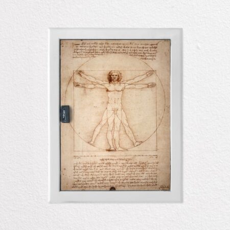 Αυτοκόλλητο ηλεκτρολογικο VITRUVIAN MAN - Αυτοκολλητα για ηλεκτρολογικούς πίνακες