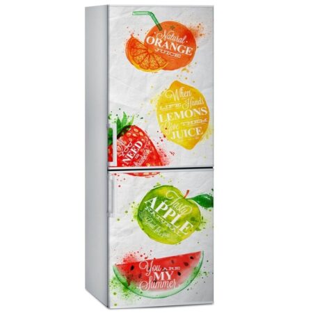 Αυτοκόλλητο ψυγείου WATERCOLOR FRUITS - Food and Drink