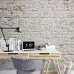 Αυτοκόλλητη Ταπετσαρία τοίχου WHITE BRICK WALL