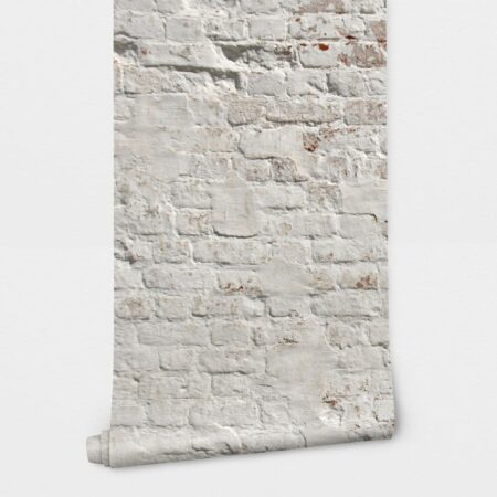 Αυτοκόλλητη Ταπετσαρία τοίχου WHITE BRICK WALL - Απομίμηση υλικών Sticky 2