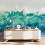 Αυτοκόλλητη Ταπετσαρία τοίχου WILD WAVES