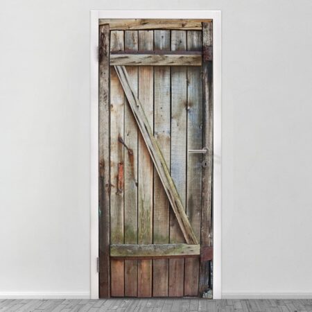 Αυτοκολλητο Πορτας OLD WOODEN DOOR - Αλλα