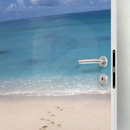 Αυτοκολλητο Πορτας BEACH - Τοπία και Φύση Sticky 1