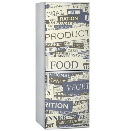 Αυτοκόλλητο ψυγείου FOOD COLLAGE - Food and Drink