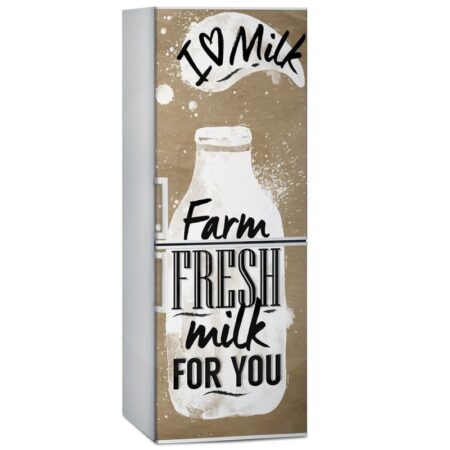 Αυτοκόλλητο ψυγείου MILK - Food and Drink