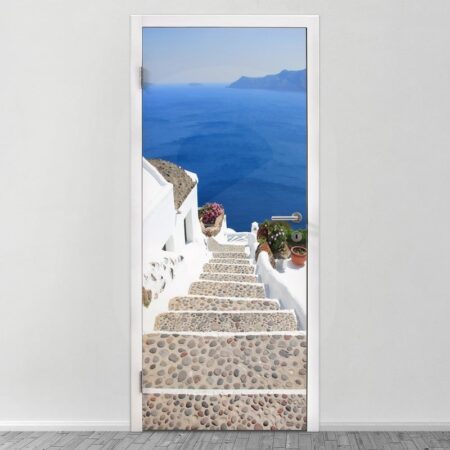 Αυτοκολλητο Πορτας SANTORINI - Τοπία και Φύση