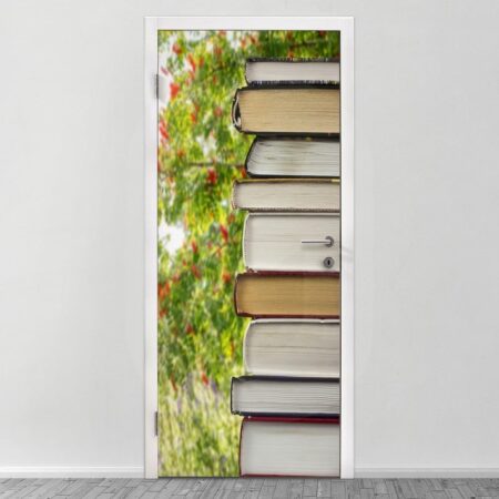 Αυτοκολλητο Πορτας STACK OF BOOKS - Αλλα